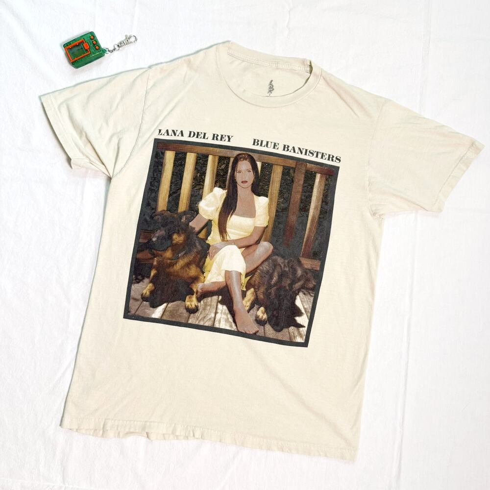 Lana Del Rey Official Merch Blue Banisters Album Art T-Shirt - S